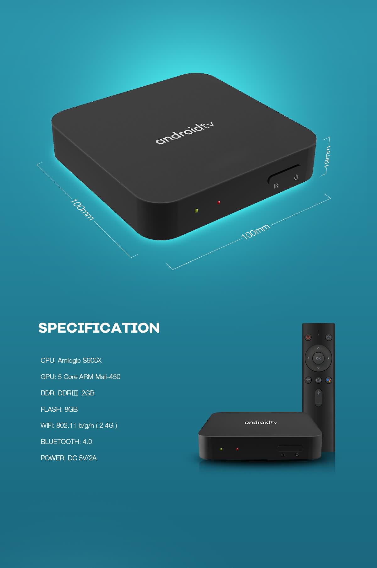 android box with TV tuner DVB-T2 configured by S905D chipset based on android 9.0/10.0 22