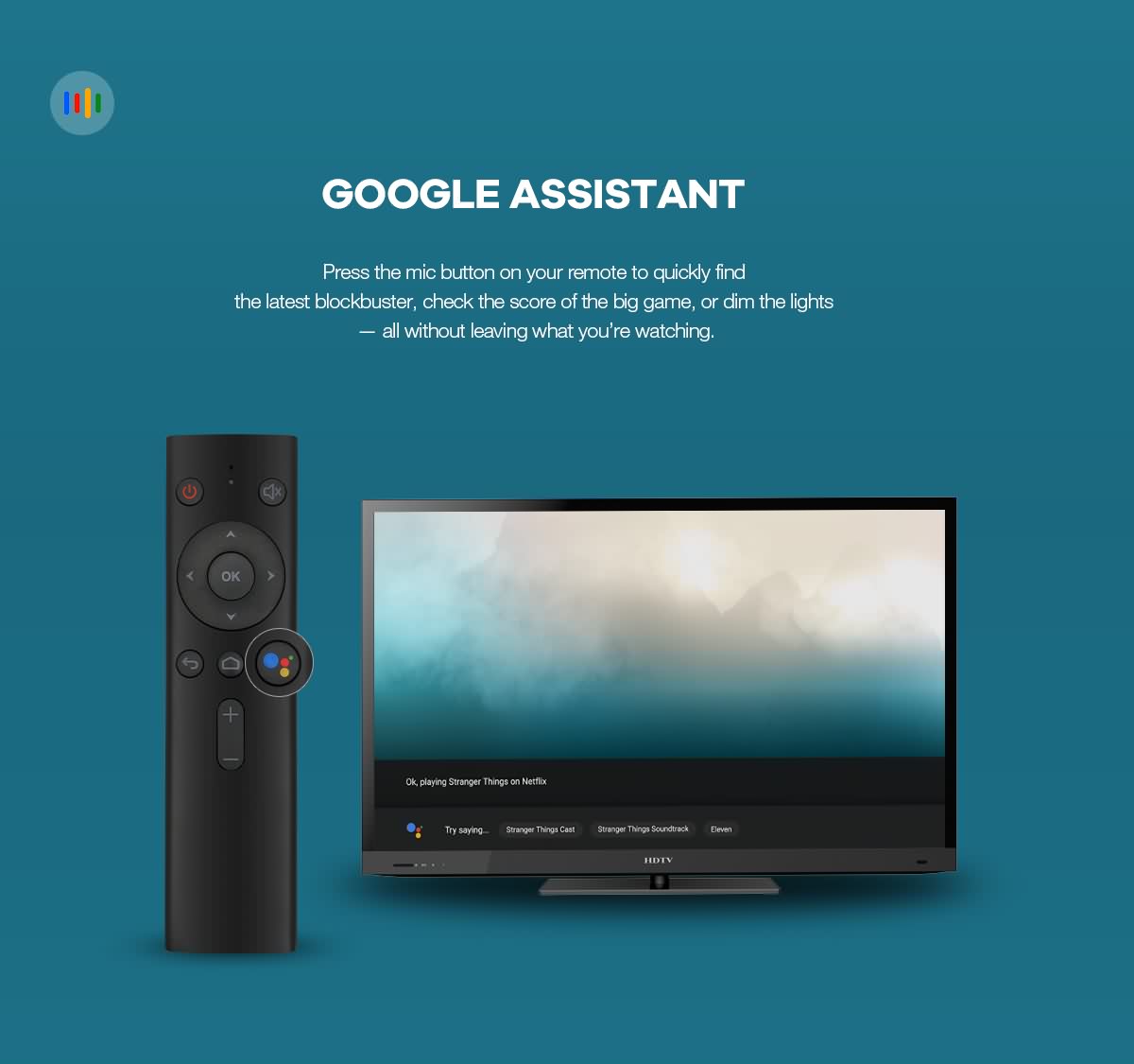 Pure OTT androidtv™ 9.0/10.0 OTT Box with Google certificate based on Amlogic S905X chipset 4