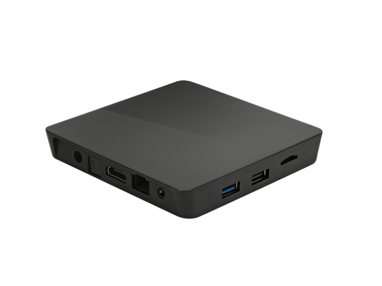 4K android tv box with latest Amlogic S905X2 chipset which support android P and Q version 4 android streaming box