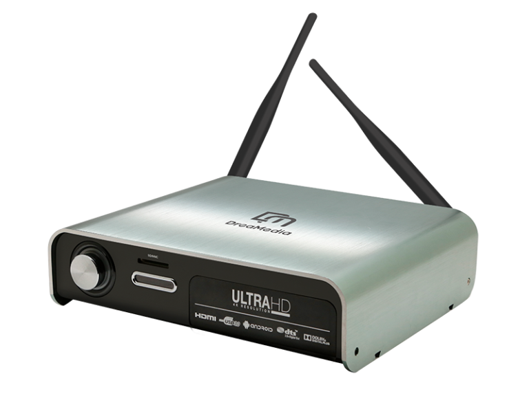 high end 4k media player with hard drive input