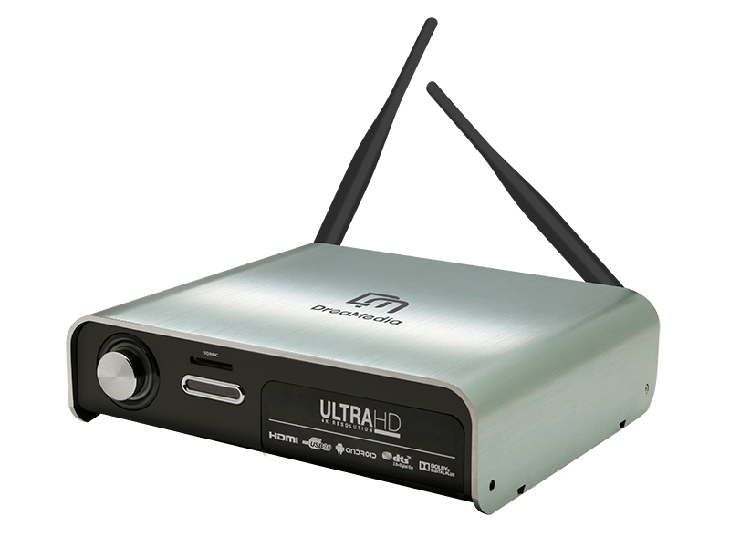 high end 4k media player with hard drive input