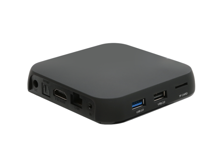4K android tv box with latest Amlogic S905X2 chipset which support android P and Q version 2 android streaming box