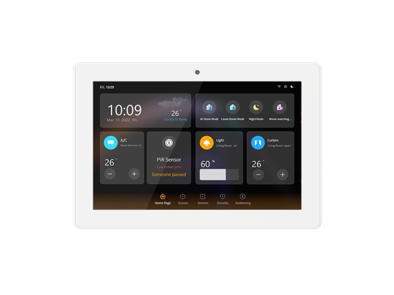 smart home control panel