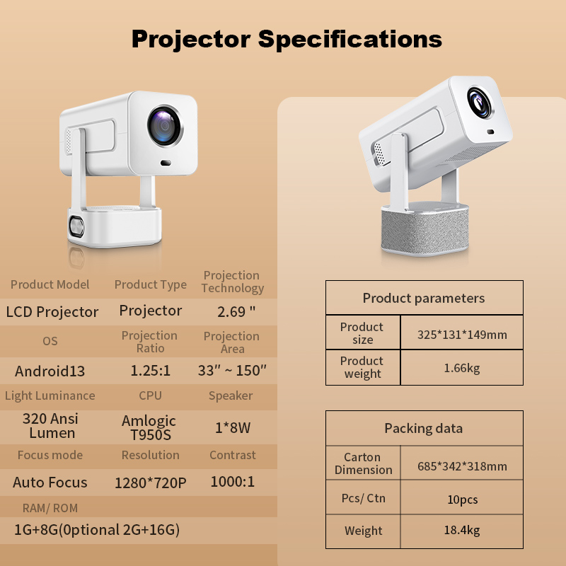 GP3 portable projector