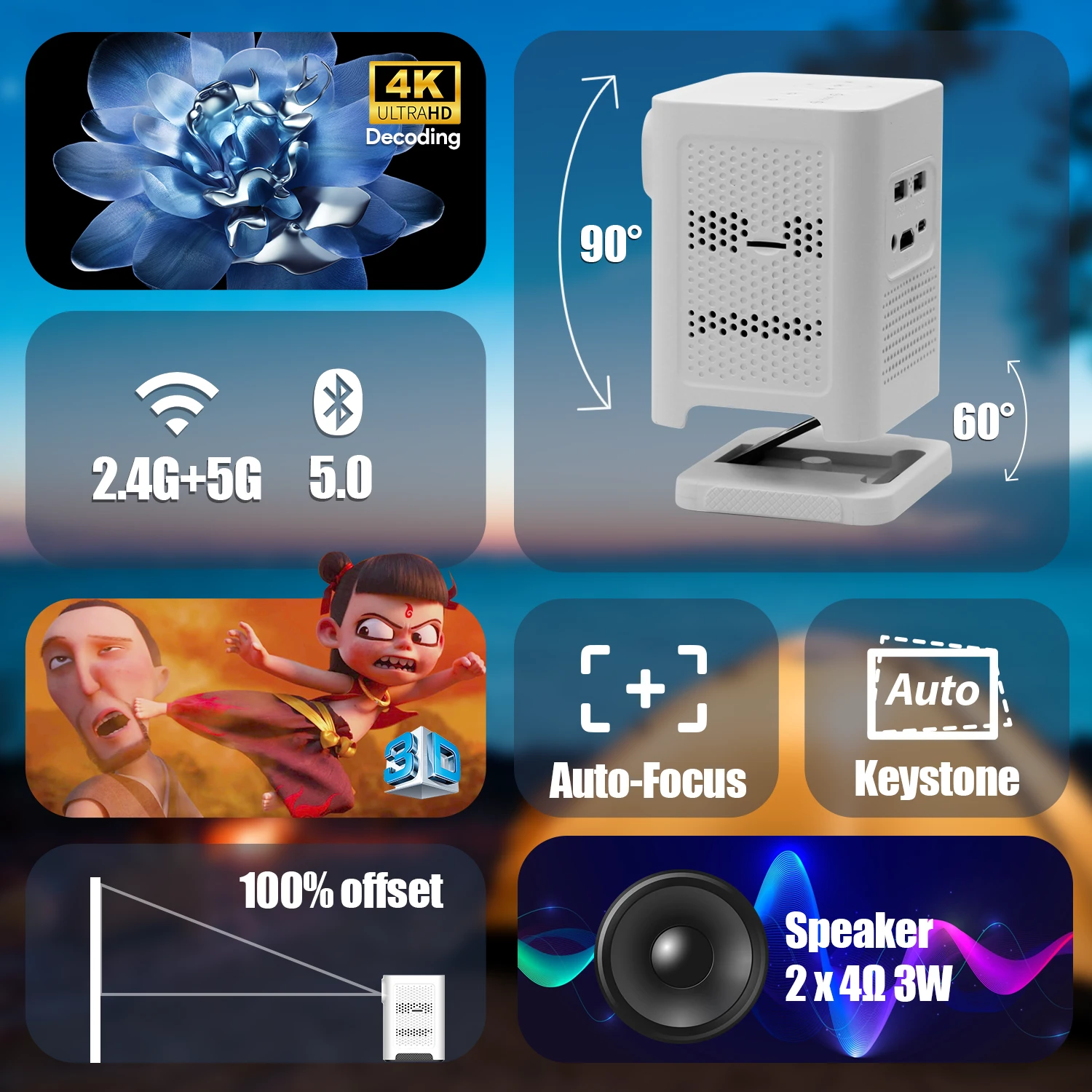GP6 outdoor projector